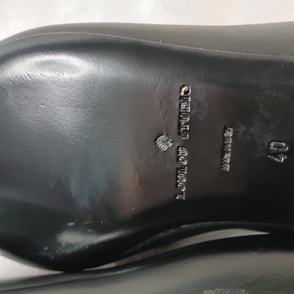 LOULOU STUDIO Carole Black Leather Loafers Pointed Toe Minimalist Flat 40 Italy - Picture 12 of 16